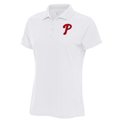 Women's Antigua White Philadelphia Phillies Logo Legacy Pique Polo - Yahoo  Shopping