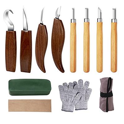 Wood Carving Tools Knife Set 20PCS DIY Wood Carving Kit for