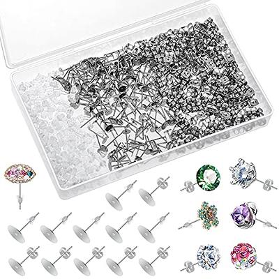 Cludoo Earring Making Kit Supplies, 2393Pcs Hypoallergenic Earring Hooks for Jewelry Making with Jump Rings, Earring Hooks Posts Backs, Earrings