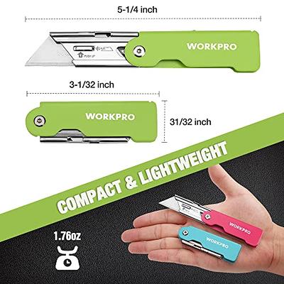 KATA 4-PACK Folding Utility Knife, Heavy Duty Box Cutter with 20pcs SK5  Quick Change Blades, Safety Lock Back Design, Used for Cutting Cartons,  Cardboards and Boxes - Yahoo Shopping