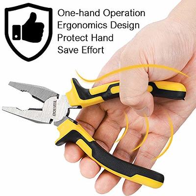 IDEAL High-leverage 9.5-in Electrical Lineman Pliers with Wire Cutter in  the Pliers department at