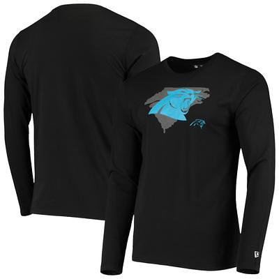 Women's New Era Black Carolina Panthers Tie-Dye Long Sleeve T-Shirt