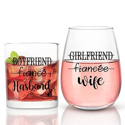 Hubby Wifey Mr. & Mrs. Yeti Tumbler Personalized Wedding Gift Set  Engagement Laser Engraved Mug 20Oz 30Oz