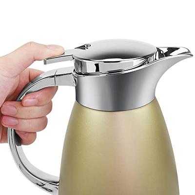 27oz 800ml Coffee Pot Coffee Thermos For Hot Drinks Small Thermal Coffee  Carafe With Press Button Top 304 Stainless Steel Coffee - AliExpress