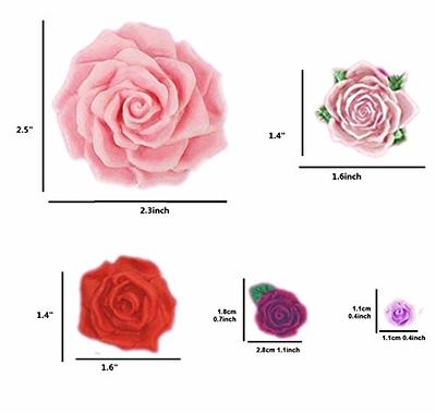 Roses Collection Fondant Mold-rose Flower And Leaves Shapes Silicone Mold  For Sugarcraft Cake Decoration, Cupcake Topper, Polymer Clay, Candy,  Chocola