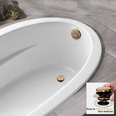 Easy to install universal tub drain trim kits - fits common tubs