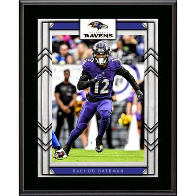 Framed Rashod Bateman Baltimore Ravens Autographed Rookie Season