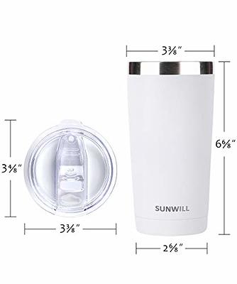 SUNWILL Double Wall Coffee Cup, Insulated Coffee Mug