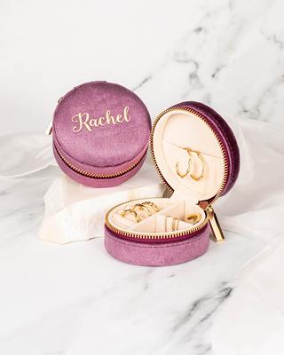 Purple Personalized Jewelry Box