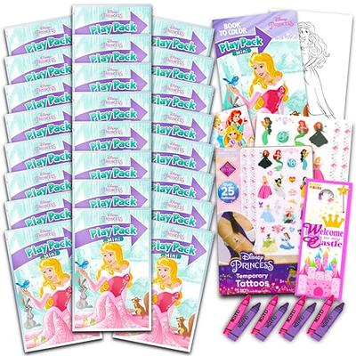 Bendon Pack of 30 Grab & Go Play Pack Assortment for Boys & Girls, Bulk  Party Favor Set, Stickers Coloring Books Crayons Featuring Disney Princess