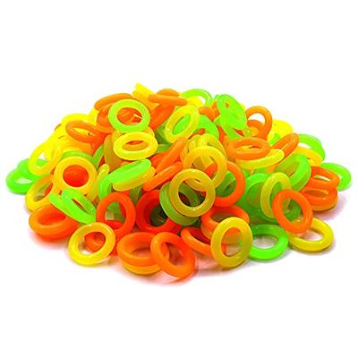 ZXUEZHENG 150 Pack Elasticity Silicone Soft Stitch Ring Markers for  Knitting Crochet Etc, (Small Size for Needle Sizes 0-8, Orange, Yellow,  Green) - Yahoo Shopping