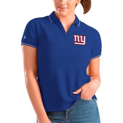 Antigua Men's New York Giants Esteem Black/Red Polo