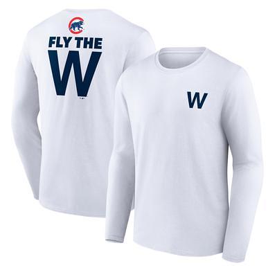 Women's Fanatics Branded Heathered Royal/White Chicago Cubs