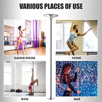 Spinning Static Stripper Pole Dancing Pole for Home Bedroom Dance Equipment  Suitable for Beginners and Professionals Removable Adjustable Pole