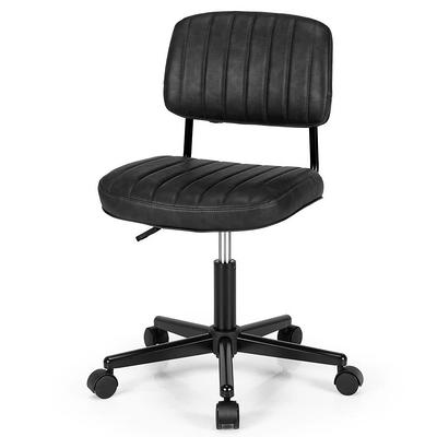LACOO Office Black Mid Back Swivel Lumbar Support Desk, Computer Ergonomic  Mesh Chair with Armrest T-OCNC7510 - The Home Depot