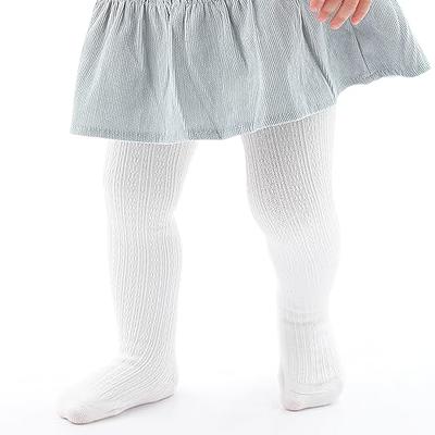 Cable-Knit Tights - Grey