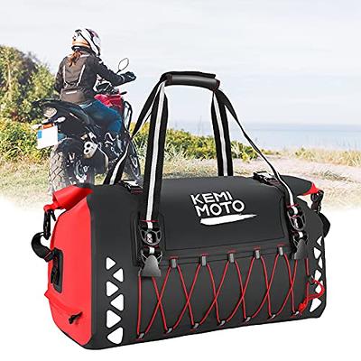 KEMIMOTO Motorcycle Dry Bag 50L Motorcycle Duffel Bag Waterproof Bag With  Mounting Straps and Outside Pockets Motorcycle Luggage Bag Motorcycle Gear Bag  Tail Bag Motorcycle Accessories - Yahoo Shopping