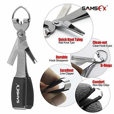 SAMSFX Quick Knot Zinger Fly Fishing Line Tying Tool Tape Measure