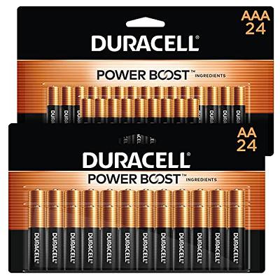 Duracell Coppertop AA + AAA Batteries Combo Pack with Power Boost  Ingredients, 24 Count Double A & Triple A Battery with Long-Lasting Power, Alkaline  Battery - 48 Count Total - Yahoo Shopping