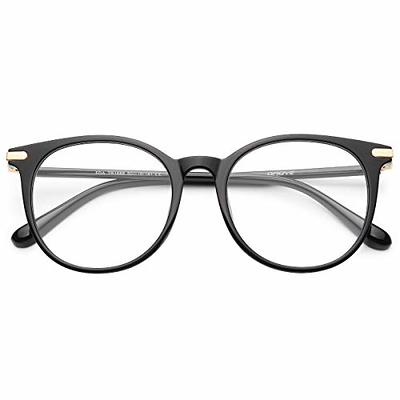 Round Eyewear Transparent Computer Glasses Frame Women Men