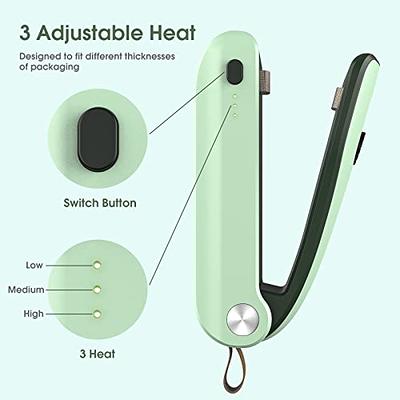 Mini Heat Bag Sealer - Portable Chip Sealer Kitchen Gadget, Food Seal Bag  Resealer for Food Storage, Reusable Handheld Bag Sealer for Chip Bags, Foil