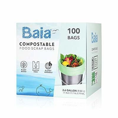 GreFusion Compostable Bags,Trash bags 13+ gallon tall kitchen, Compostable  Trash Lawn & Leaf Yard Waste Bags,Kitchen Compost Trash Bin