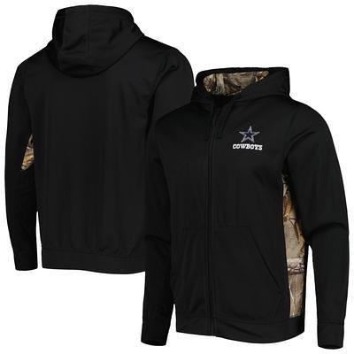 Women's New Era Black Dallas Cowboys Camo Full-Zip Hoodie