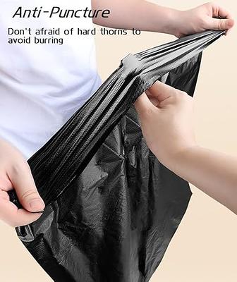 PAMI Large 30-Gallon Drawstring Trash Bags [45-Pack, Black] - Multipurpose  Extra-Strong Plastic Garbage Bags- Thick Unscented Trash Can Liners For