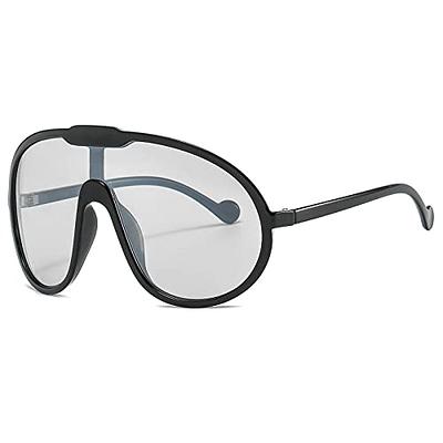 NEW Fashion Oversized Shield Sunglasses Pilot Women Outdoor Shade Glasses  UV400 