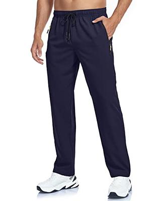 Tansozer Mens Lightweight Joggers Sweatpants with Zipper