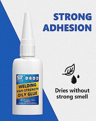 Oil-Based Original Universal Adhesive, Welding High-Strength Oily Glue,  Universal Super Glue Gel, Multi Purpose Strong Glue for Plastic