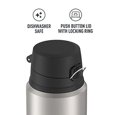 THERMOS Stainless King Vacuum-Insulated Drink Bottle, 24 Ounce, Matte Steel