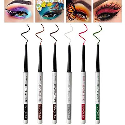 Eyeliner Brush Stencils Set Gel Liner Winged Makeup Brushes Ultra