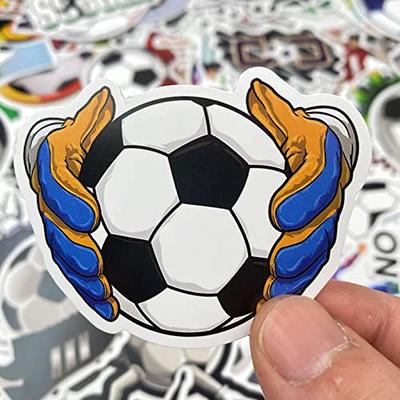 Vinyl and stickers soccer decoration