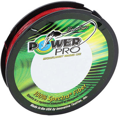 POWER PRO Spectra Braided Fishing Line, 30lb, 300yds, Vermillion