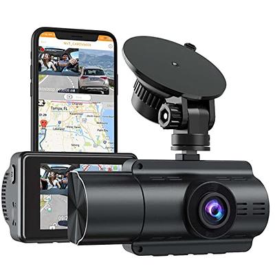 Dash Cam Front and Rear Camera, 4K/2.5K Full Dashcams for Cars with 64GB SD  Card, WiFi & App Control, Night Vision, Parking Mode, G-Sensor, Loop