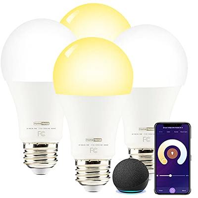 Philips Hue Smart 60W A19 LED Bulb - White and Color Ambiance  Color-Changing Light - 2 Pack - 800LM - E26 - Indoor - Control with Hue App  - Works with