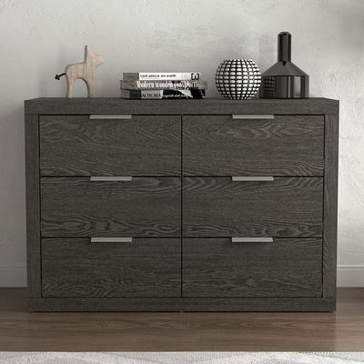 Furniture of America Kerani 3-Drawer Vintage Gray Oak Chest YNJ