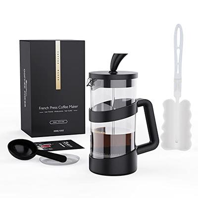 12OZ French Press Coffee/Tea Maker Stainless, Steel High Borosilicate  Plastic-free Carafe 350, 1 - Foods Co.