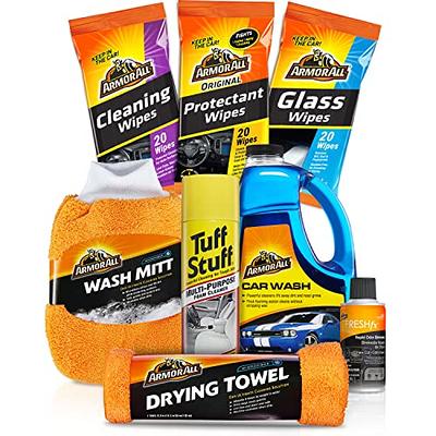 Armor All Car Wash and Cleaner Kit, Includes Cleaning Wipes for Car Interior,  Cleaner Concentrate, Car Air Freshener, Microfiber Towels (8 Piece Kit) -  Yahoo Shopping