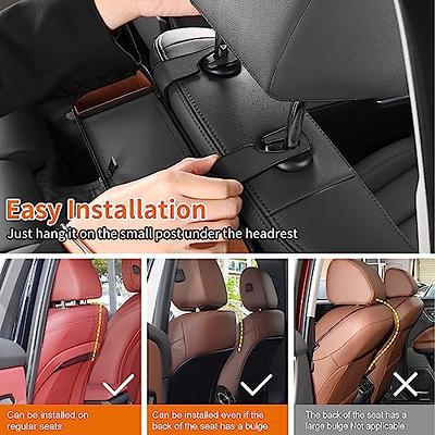Sancaral Car Seat Organizer - car seat cup holder, tissue box holder for  car, and Hooks to Keep Your Backseat Neat !… (Black) - Yahoo Shopping