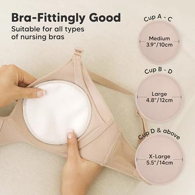 Reusable Nursing Pads for Breastfeeding, 14-Pack - 4-Layers Viscose from  Bamboo Nursing Pads, Breastfeeding Pads, Washable Breast Pads, Organic Maternity  Pads, Nipple Pads (Neutrals, Large 4.8) - Yahoo Shopping