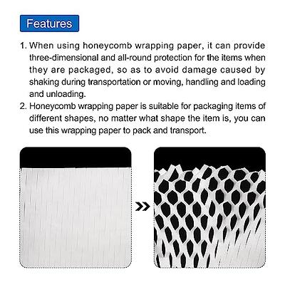 Cushioning Wrapping Paper 12In Honeycomb Packing Paper Sheet For Moving  Gift Packaging Fragile Items Protectivet Paper Cushioning Wrap Paper  Honeycomb