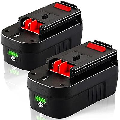 2Pack 3.6Ah HPB18 Ni-Mh Replacement Battery for Black and Decker 18V  Battery HPB18 HPB18-OPE Compatible with Black Decker Battery 18 Volt Tools  A1718 FS18FL Firestorm Cordless Power Tool (Black) - Yahoo Shopping