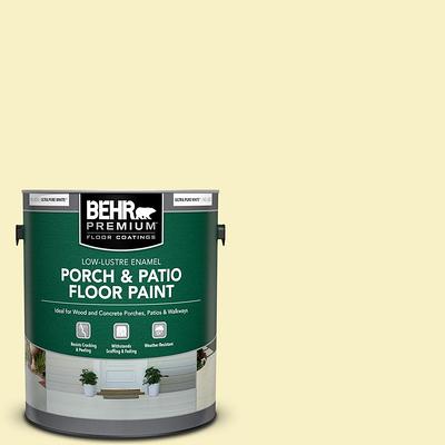 BEHR PREMIUM PLUS 1 gal. #400A-1 Candlelight Yellow Satin Enamel Low Odor  Interior Paint & Primer 705001 - The Home Depot