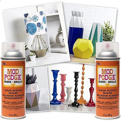 Mod Podge Spray Acrylic Sealer Glossy 2-Pack, Clear Coating Matte Paint  Sealer Spray, Spray Can Sprayer Handle - Yahoo Shopping