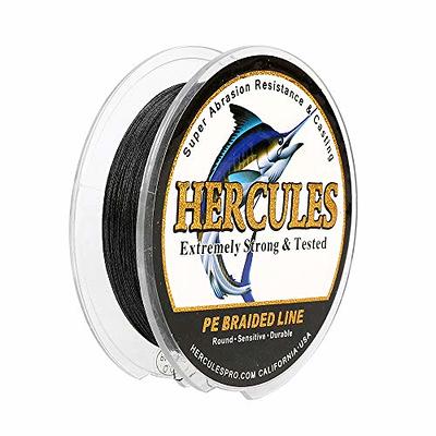 HERCULES 30 lb Test Strong PE Weave Braided Fishing Line Saltwater Floating  Line 
