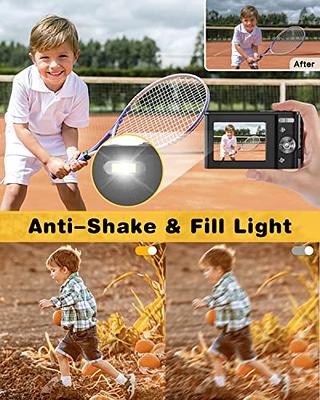 Digital Camera for Kids, Vmotal FHD 1080P Kids Camera 20MP Cameras for  Photography 2.8 inch LCD Point and Shoot Digital Cameras Vlogging Camera  for Kids Teens Beginners Elderly