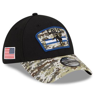 Philadelphia Eagles New Era 2021 Salute To Service Visor - Black/Camo