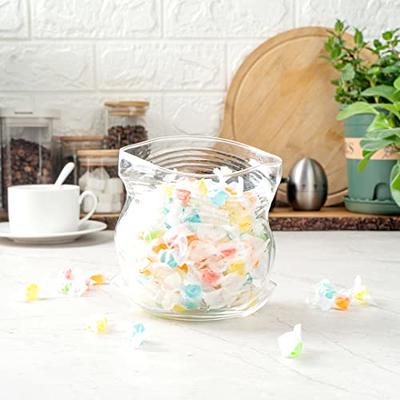 Big glass container for candy confetti